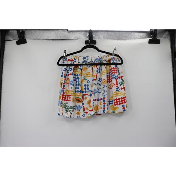 Colorful Patterned Mini Skirt - Picture 5 of 6